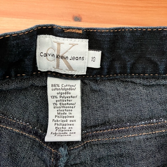 Calvin Klein Dark Wash Bootcut Jeans Size 10 - Picture 4 of 8